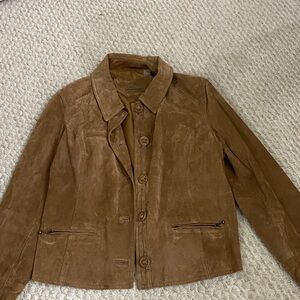 Brown Suede Women's Jacket